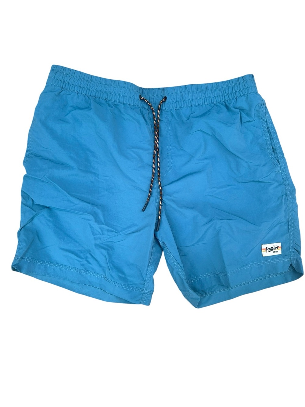 Howler Bros Heed The Call Deep Set Swim Trunks Teal Board Shorts Mens Large NWOT